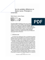 El Diseño de Unidades Didácticas en L2 Mediante Tareas: Principios y Desarrollo