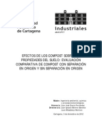 Efectos de Los Compost Sobre Las Propiedades Del Suelo