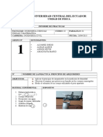 Practica 01 - Principio de Rquimedes