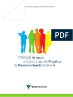 Manual Projetos de Democratização Culturais
