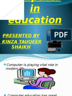 Role of Computer in Education