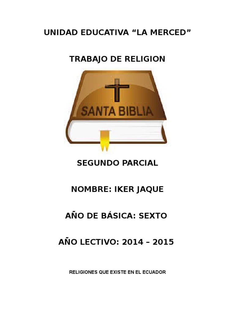 Religiones Que Existe en El Ecuador protestantismo Iglesia Católica