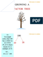 Lesson 3 Factor Trees