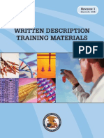 USPTO Written Description Training Materials