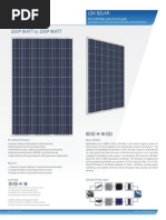 250 Watt Solar Panel Specifications