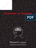 Larson, R. (2010) Grammar As Science
