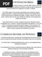 A História Do Petróleo No Brasil