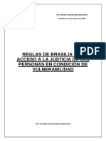 Reglas de Brasilia Sobre Acceso a La Justicia