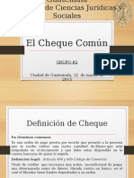 El Cheque