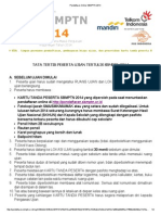 Peraturan SBMPTN PDF