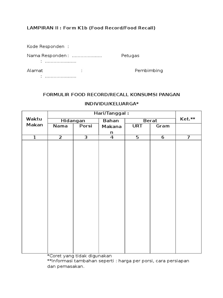 Form Recall | PDF