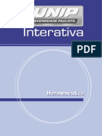 Hermeneutica Unidade I