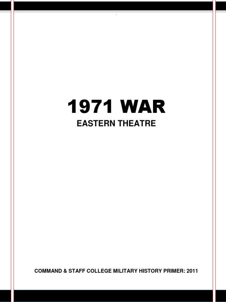 1971 War Primer Untouched Pdf Pdf Bangladesh Pakistan