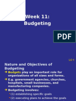Week11 Budgeting