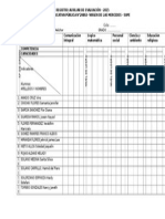 Registro Auxiliar de Evaluacion 2015