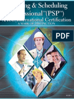 Planning & Scheduling Professional (PSP) Brochure 2