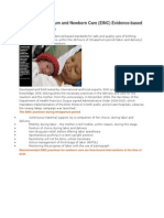 Essential Intrapartum and Newborn Care