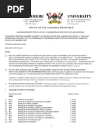 Download Makerere University is inviting applications for Undergraduate Admissions on Private sponsorship for Academic year 20152016 by The Campus Times  SN263844547 doc pdf