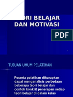 2. Teori Belajar Dan Motivasi Ok