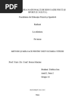 Referat - Metode Si Mijloace Pentru Dezvoltarea Vitezei