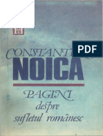 Constantin Noica.-Pagini Despre Sufletul Romanesc