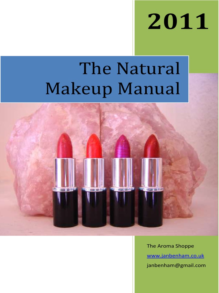 The natural makeup manual Cosmetics Wax