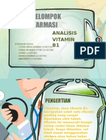 Analisis Vitamin B1