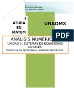 Sistemas Lineales Matrices