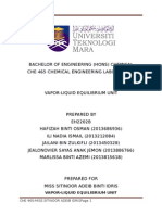 Exp 3-Vapor-Liquid Equilibrium Unit