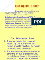 The Teleological Argument