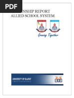 Allied School System Internship Report