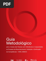 Guia metodológico para o acesso das pessoas com deficiências e incapacidades