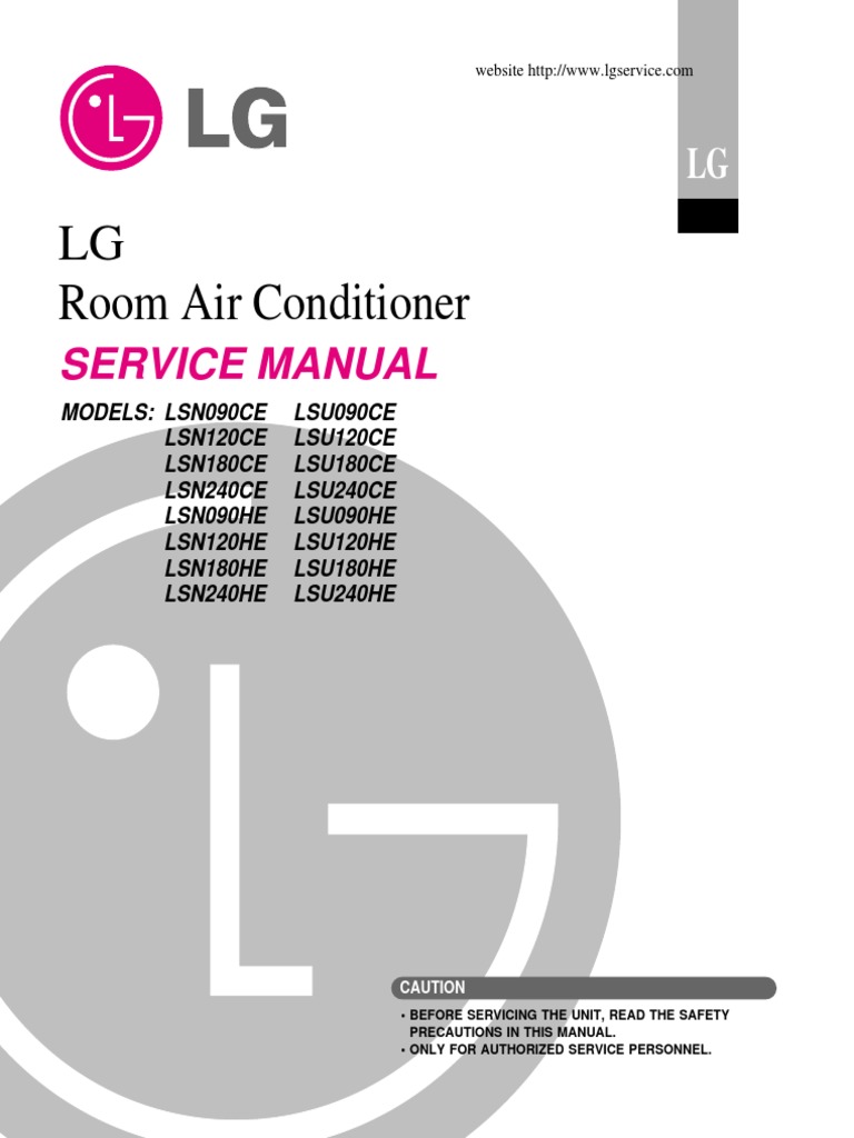 LG LSNLSU Service Manual PDF Pipe (Fluid Conveyance) Electrical