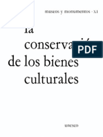Conservacion de los Bienes culturales - UNESCO