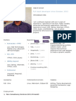 Resume Adarsh Angularjs Full Stack