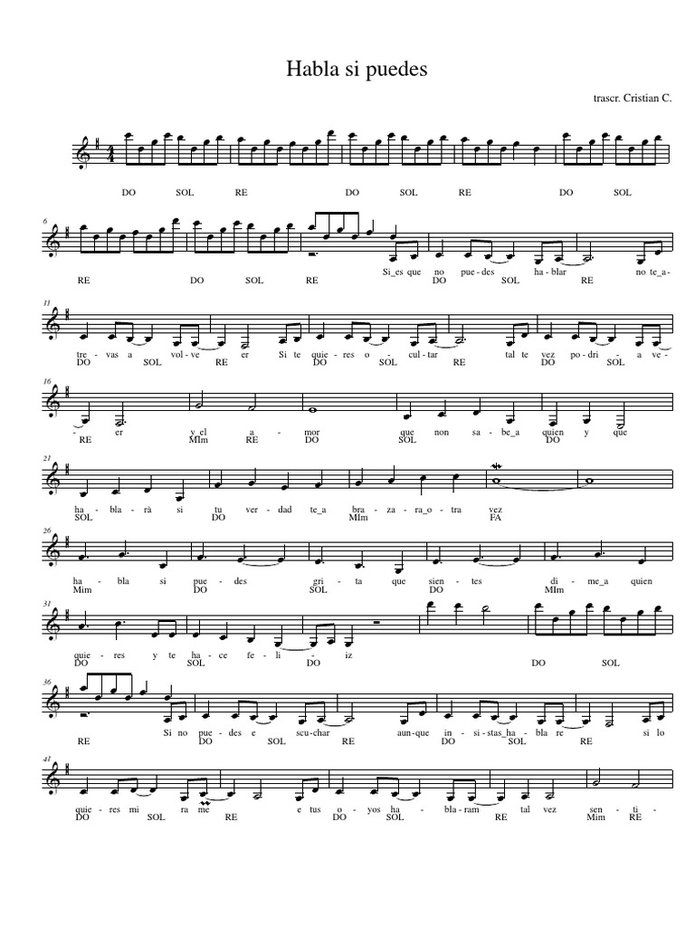 Violetta Habla Si Puedes Martina Stoessel From The Tv Serie Violetta Disney Channel Sheet Music For Piano And Voice