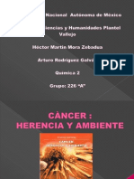 Cancer Herencia y Ambiente