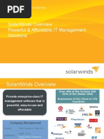 Solarwinds Sales Deck