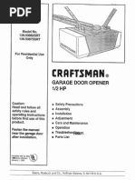 Download Craftsmen Garage Door Opener Manual by Dennis SN263892367 doc pdf