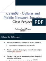 CS 8803 - Cellular and Mobile Network Security:: Class Projects