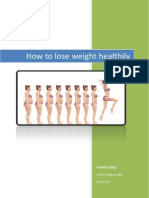 how to lose weight healthily