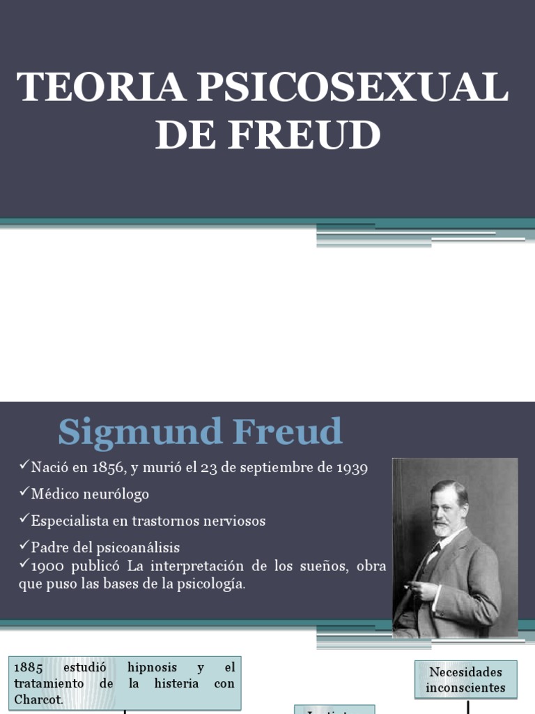 Teoria Psicosexual PDF Sigmund Freud Mente