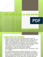 Vicios de La Voluntad