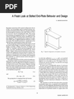 A Fresh Look at Bolted End- Plate Behavior and Design[1]