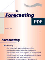 Forecasting