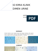 SEDIMEN URINE ANALISIS