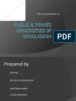 Public & Private Uni of Bd by Mahir