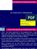 Telecom Needs of Power Sector