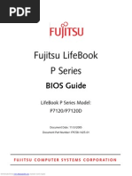 Fujitsu Lifebook P7120/P7120D Bios Guide