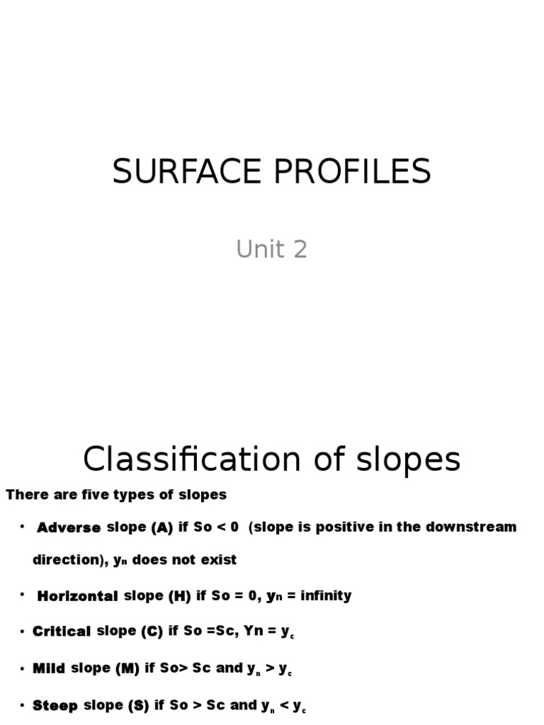 Classification of Slopes and Flow Types | PDF | Teaching Methods ...